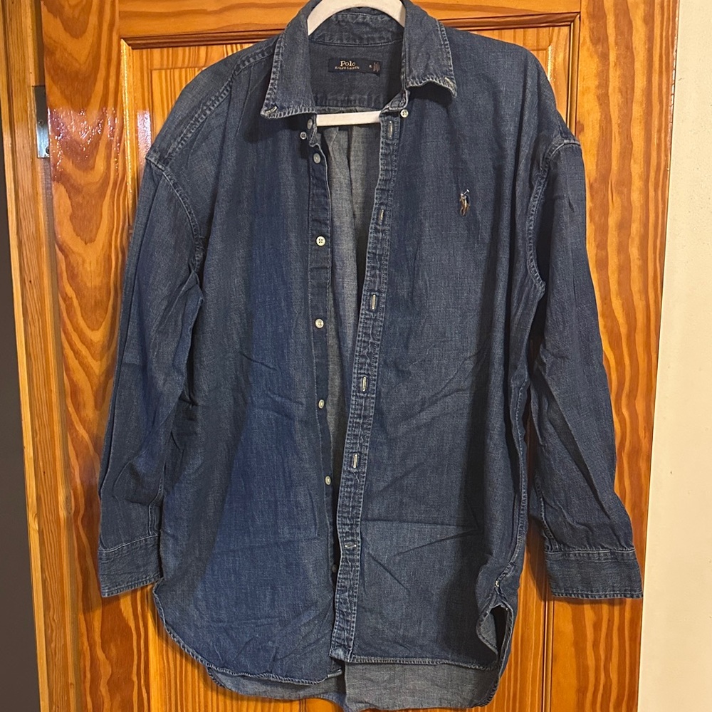 Polo by Ralph Lauren Men's Classic Blue Shirt